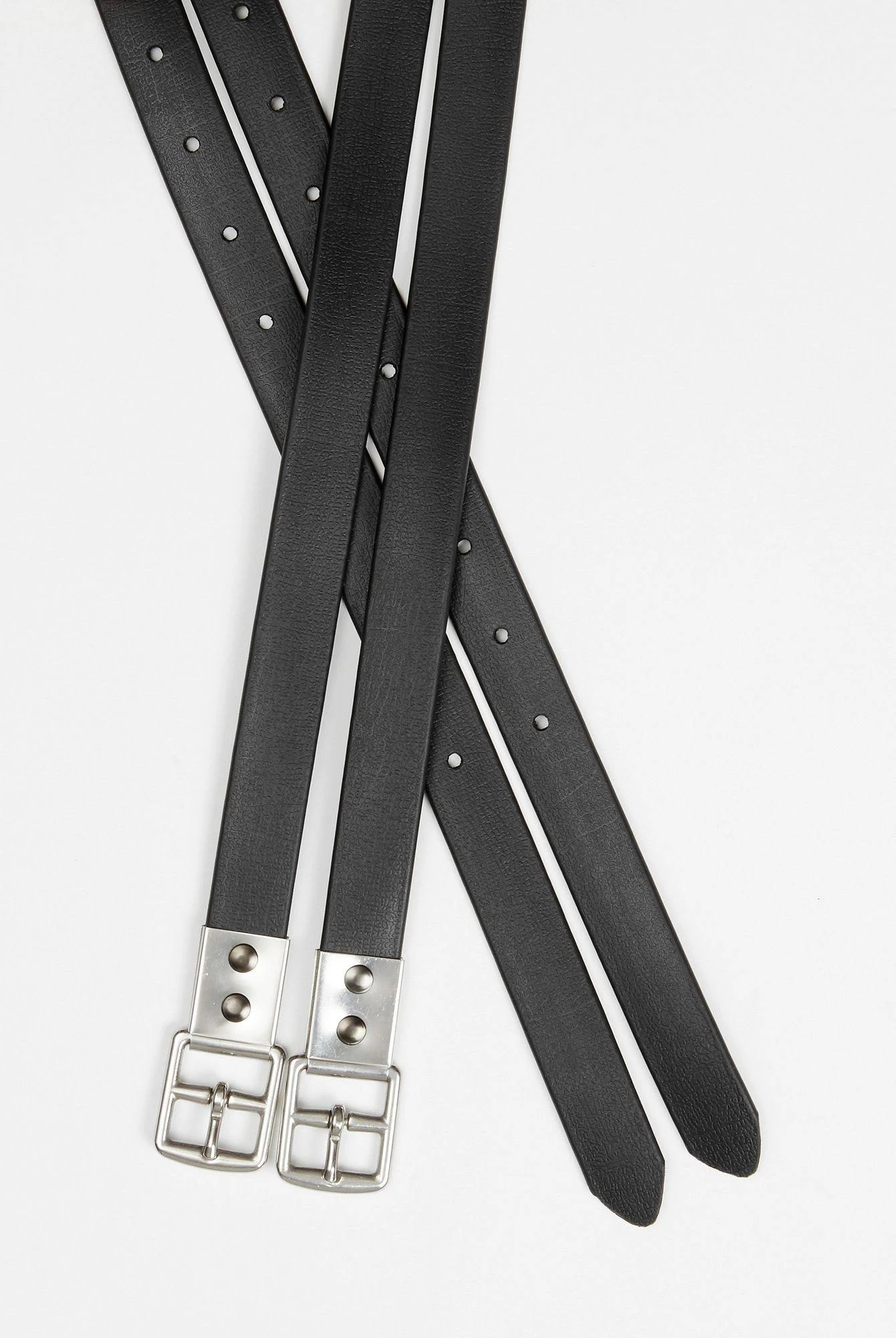 Collegiate Synthetic Stirrup Straps - 1X63 / Black