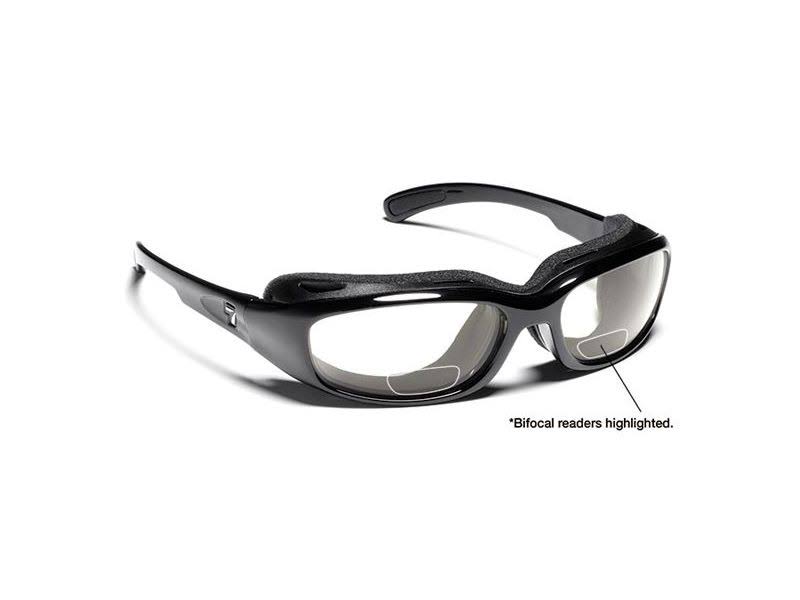 7eye Churada Reader Glossy Black SharpView Clear +2.50