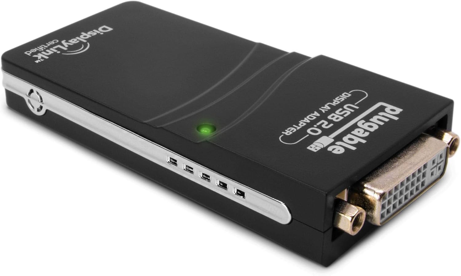 Plugable USB 2.0 to VGA/DVI/HDMI Video Graphics Adapter for Multiple Monitors up to 1920x1080 (Supports Windows 10, 8.1, 7, XP) Pack of 2