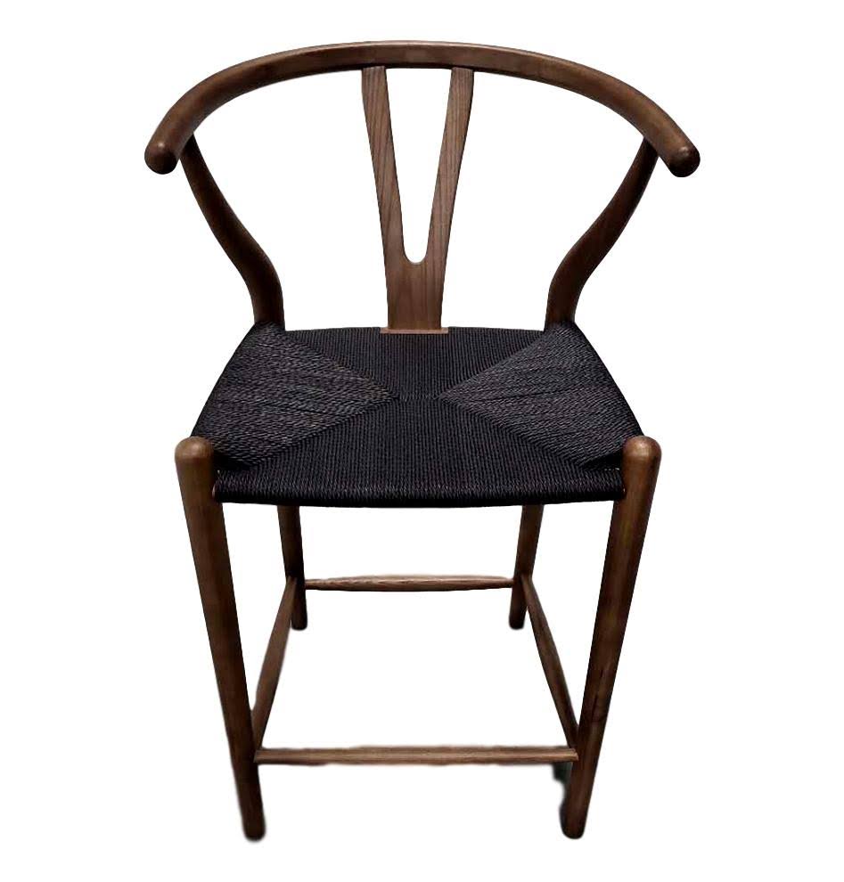 Gfurn Dagmar Counter Stool - Walnut u0026 Black Cord