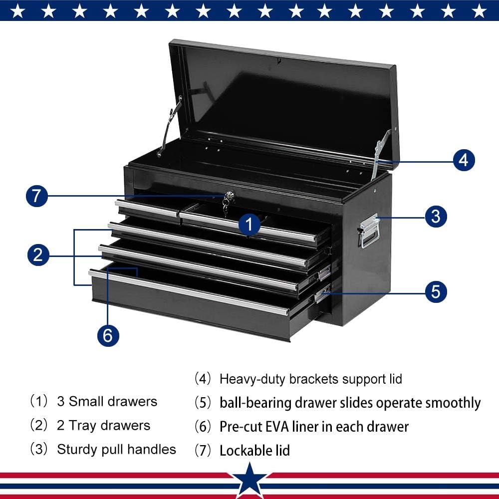 High Capacity 8-Drawer Rolling Tool Cabinet,Tool Box with Wheels and Drawer,Detachable Organizer Tool Chest Combo,Mobile Lockable Toolbox for Workshop Garage Mechanics