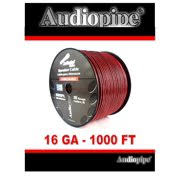 Audiopipe 1000& Feet 16 GA Gauge Red Black 2 Conductor Speaker Wire Audio Cable