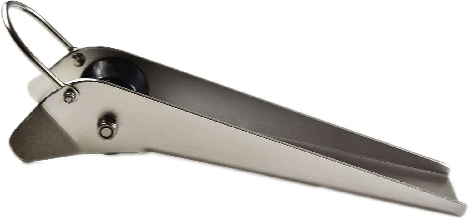 MARINE CITY Stainless Steel Electro Polished Anchor Roller (19 Inches x 3-1/2 Inches) Pack of 2