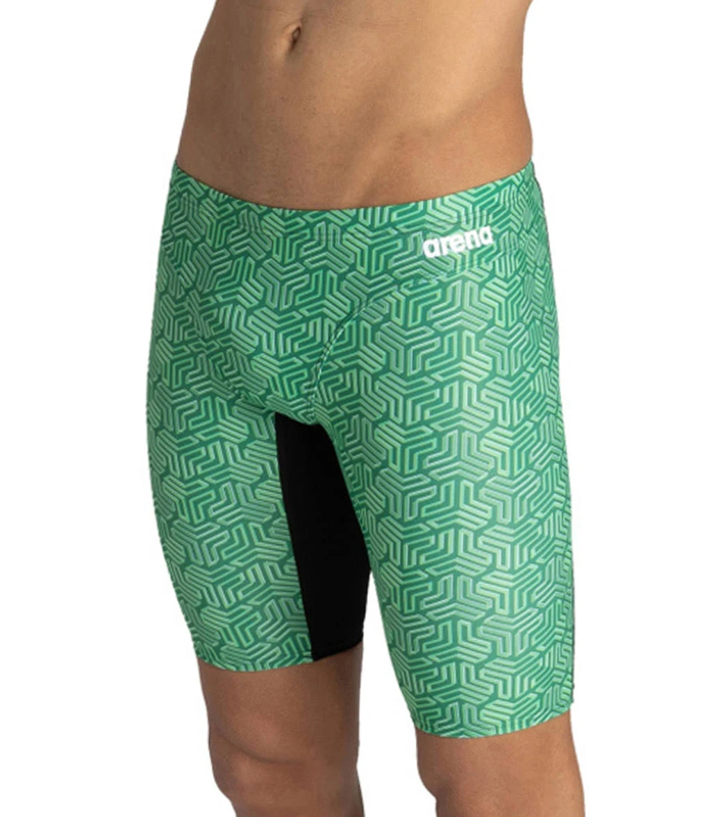 Arena Man Kikko Swim Jammer Black-Multi Green 26