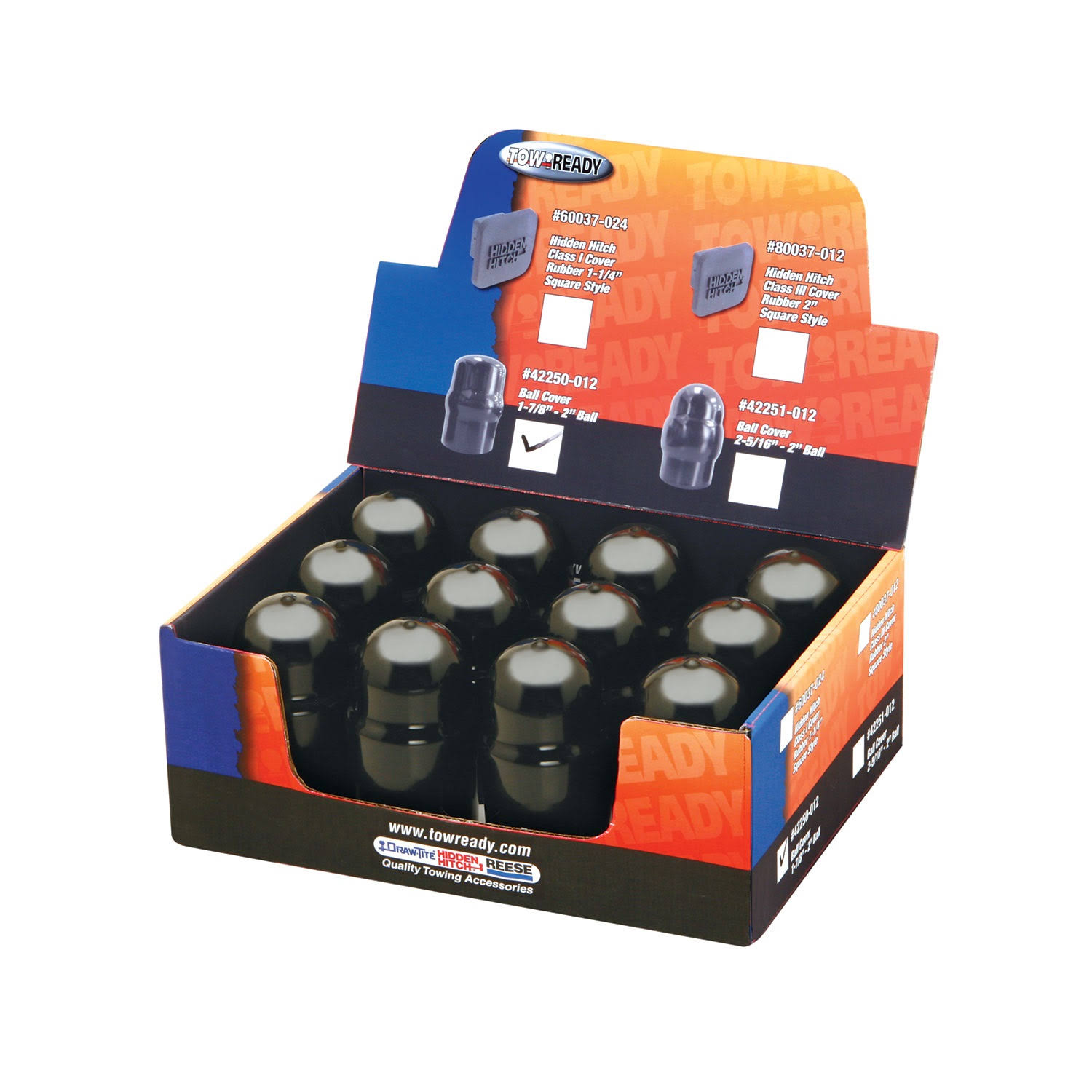 Tow Ready 42251-012 - Ball Cover - 2-5/16x22 - Black (12 Pack)