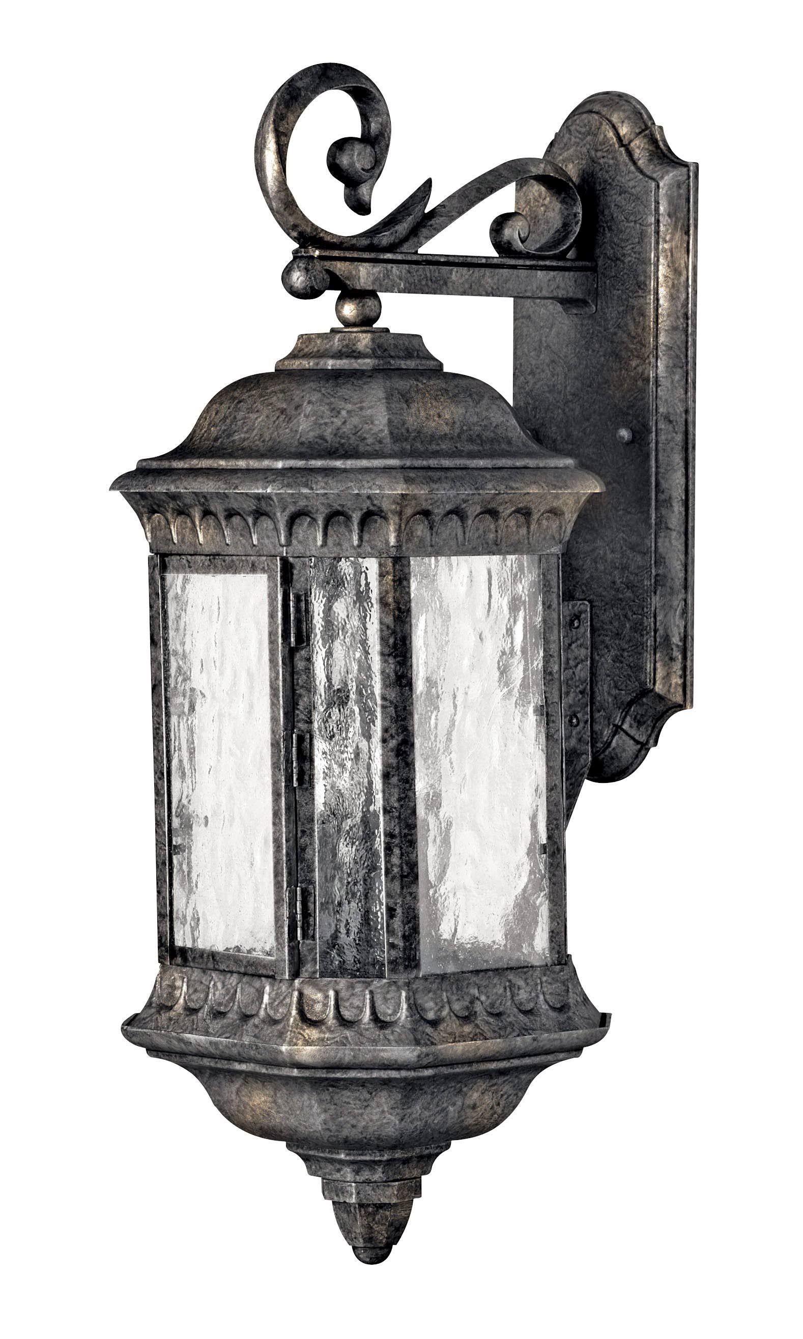 Hinkley 1725BG Outdoor Regal Black Granite Wall Light