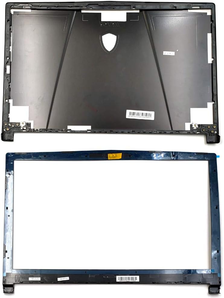 Replacement LCD Back Cover & LCD Front Bezel for MSI GE63 GE63-7RC GE63-7RD GE63VR GE63VR-7RE GE63VR-7RF MS-16P1