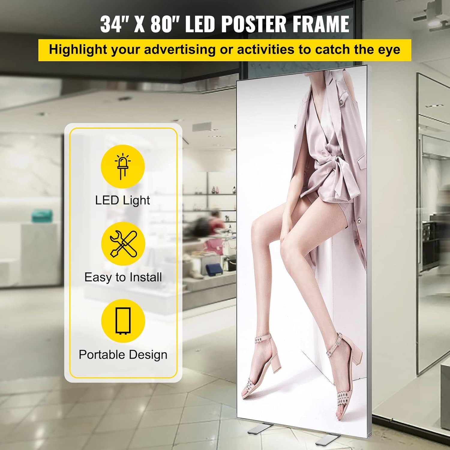 VEVOR LED Poster Frame, 34