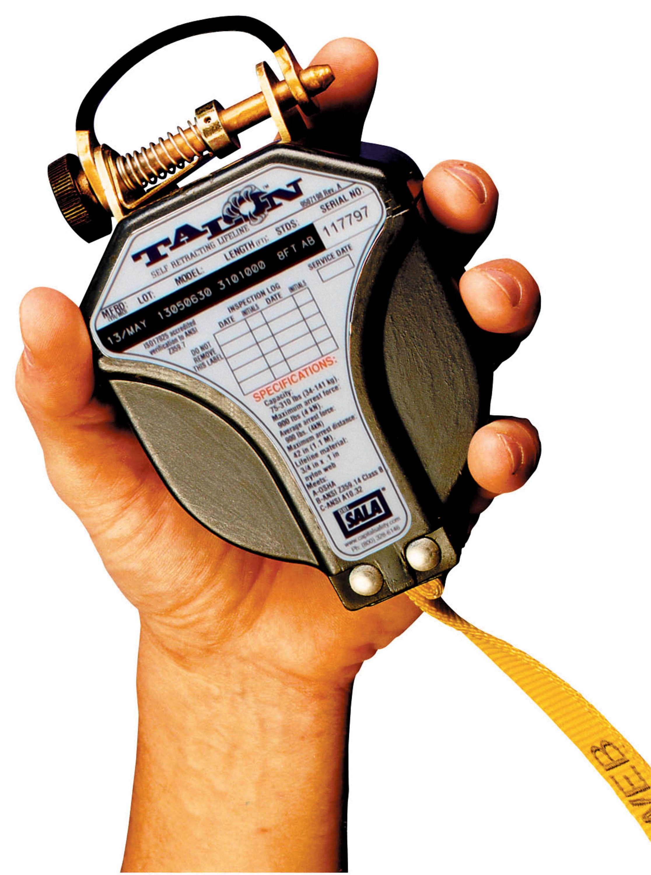 DBI-SALA Talon 8 ft. Nylon Webbing Self-Retracting Lifeline 3101000