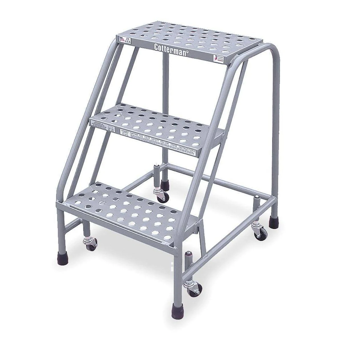 30x22 H Steel Rolling Ladder, 450 lb. Load Capacity Cotterman 1003N1820A6E10B3C1P1