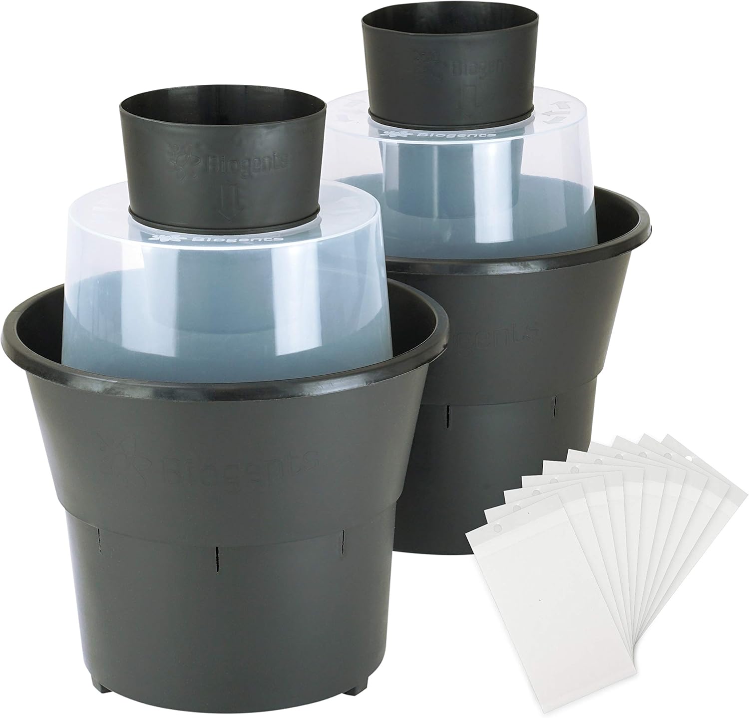 BIOGENTS BG-GAT Yard Protection (Pack of 2) &bull; Non-Electrical Outdoor Mosquito Trap for Egg Laying Asian Tiger and Dengue Mosquitoes &bull; for a pest-Free Patio