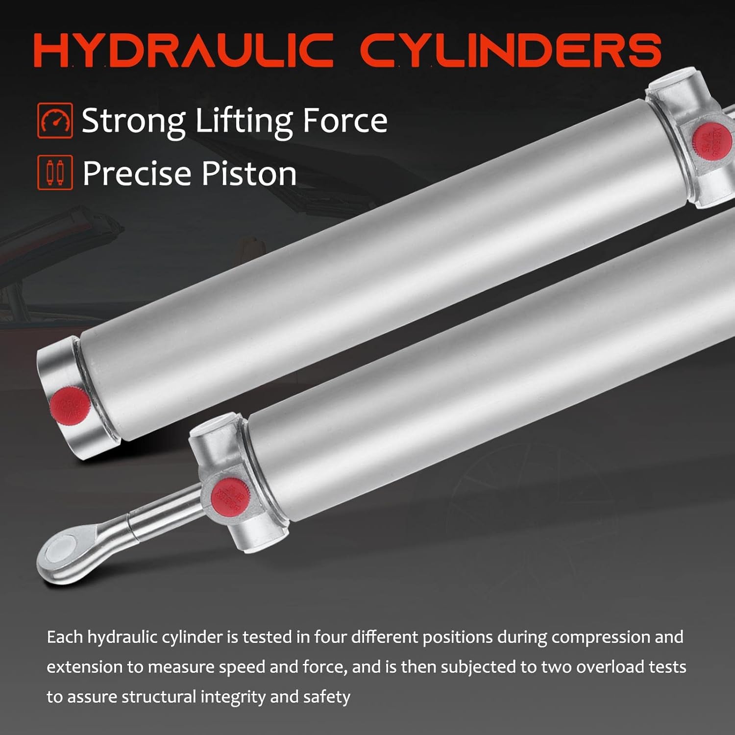 A-Premium Convertible Top Hydraulic Cylinders Lift Arms Compatible with Chevrolet Camaro 1994-2002 Pontiac Firebird 1995-2000