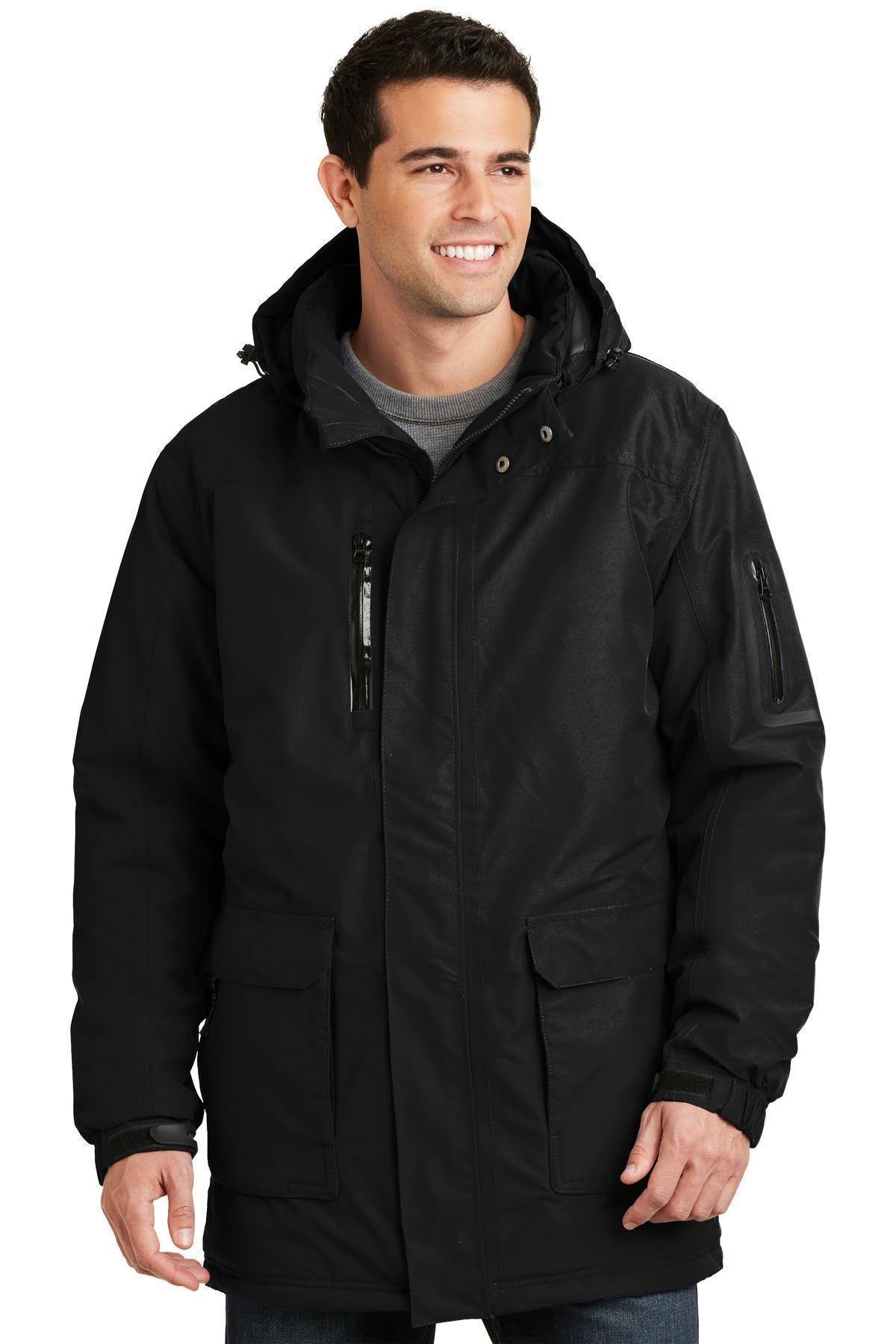 Port Authority J799 Heavyweight Parka - Black