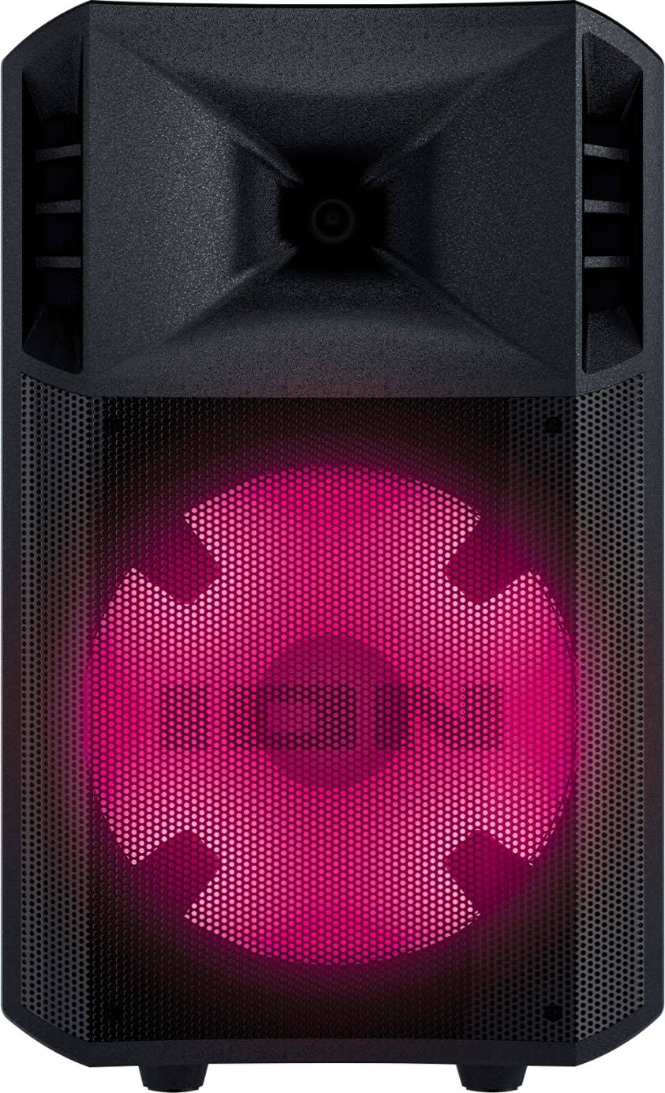 Ion Audio - Powerglow 10x22 200W 2-Way PA Bluetooth Speaker with Built-In Battery - Black