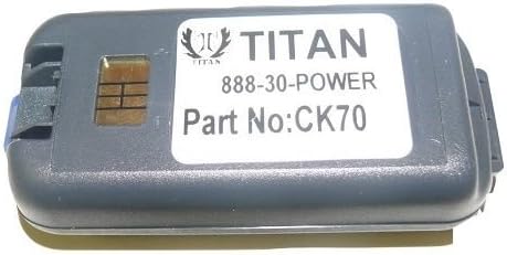 Titanium Replacement Battery for Intermec CK70 and CK71 - Replaces 318-046-001 Pack of 2