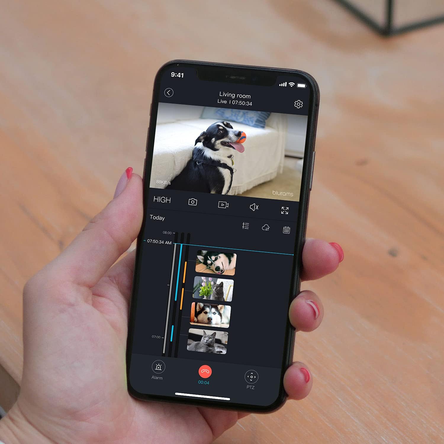 blurams Baby Monitor 2K, WiFi Pet Indoor Camera, 360-degree Wireless Home Camera, Motion Tracking, IR Night Vision, Two-Way Audio, Compatible with Alexa, Google Assistant & IFTTT, Pack of 2