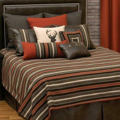 Red Pepper Deluxe Bed Set - Queen, Black Forest Decor