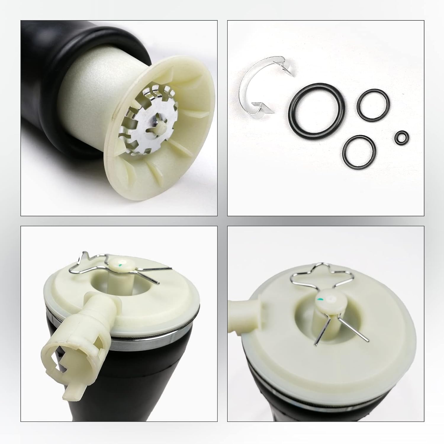 VIGOR Rear Air Spring, Compatible with 1990-2011 Lincoln Town Car Air Suspension, OEM Replace Part Number 3U2Z5580AA, 3U2Z5580BA, 3U2Z5580PA, 6W1Z5560AA, FOVY5560A