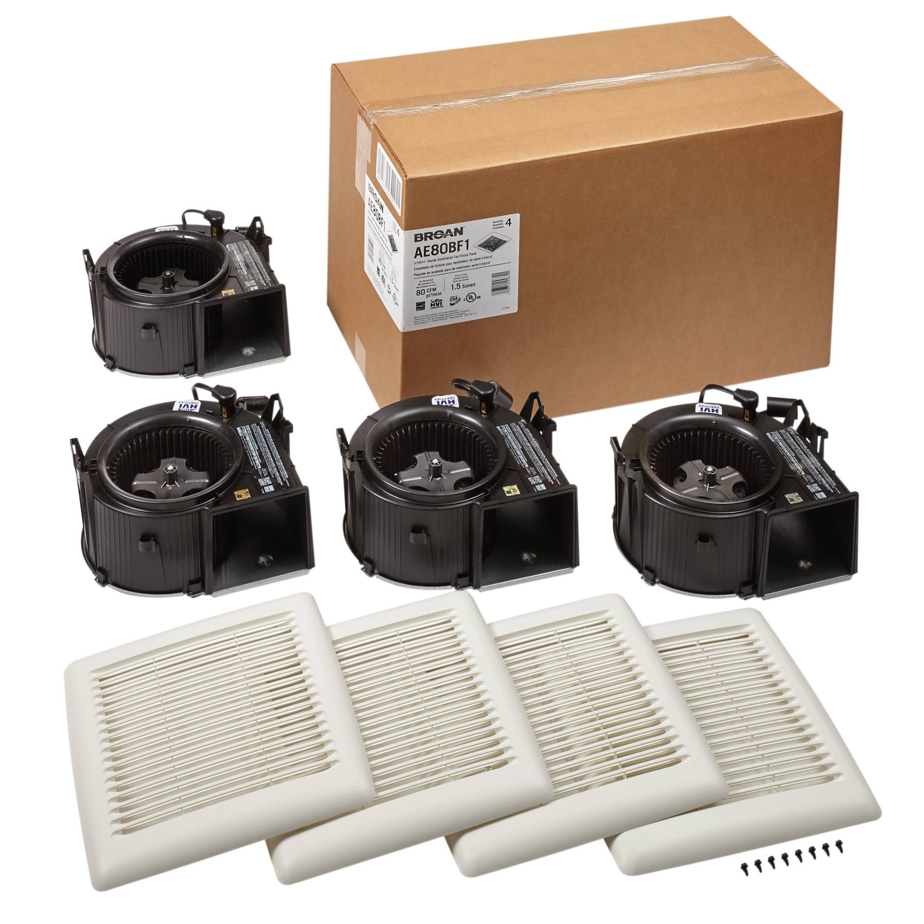 Broan-Nutone AE80BF1 Flex Series Bathroom Exhaust Fan Finish Pack