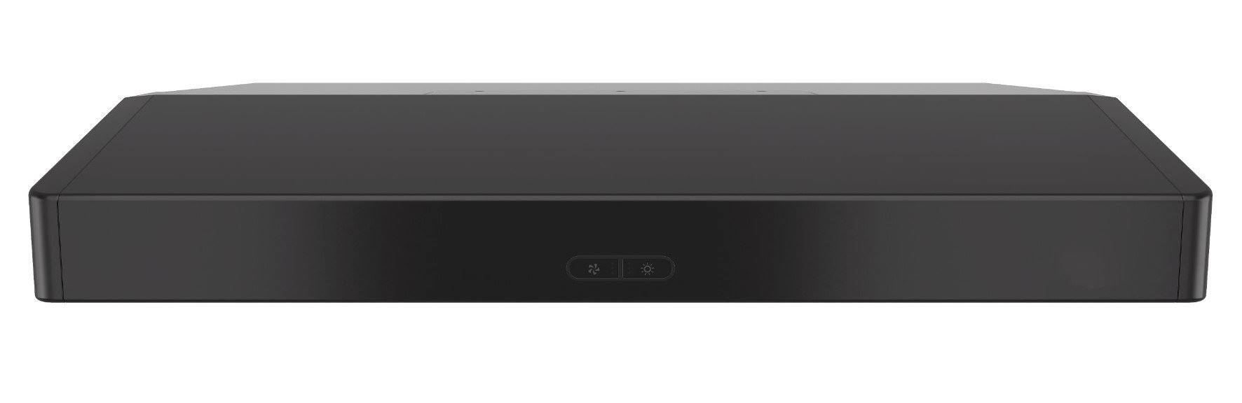 Broan Tenaya 2 36 300 CFM Black Under-Cabinet Range Hood - TEN236BL