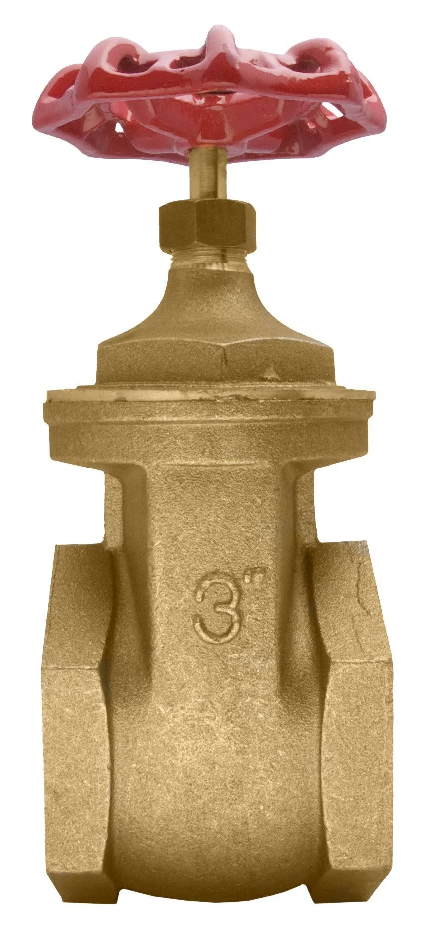 DuraChoice 3x22 Brass Gate Valve - 200WOG, FxF NPT