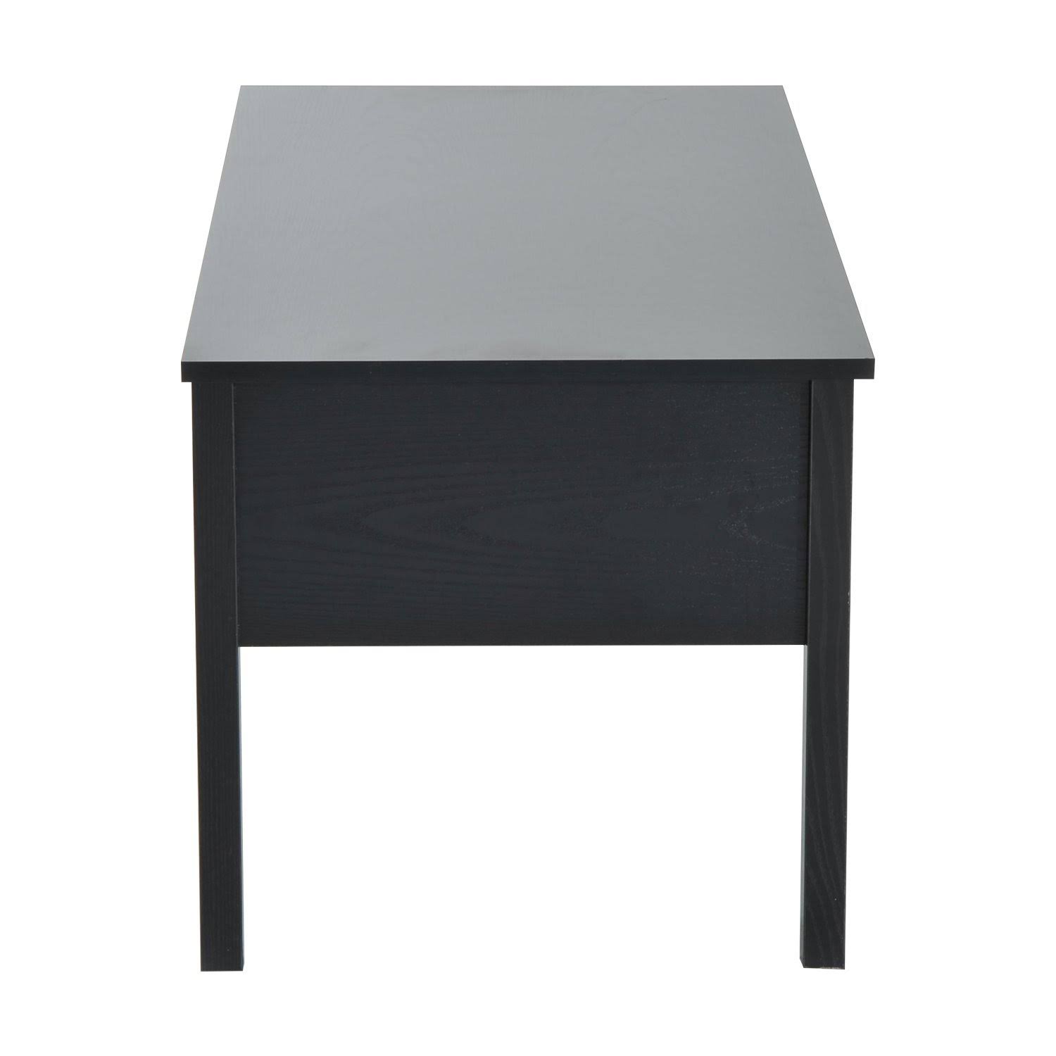 HOMCOM Lift Top Coffee Storage Table, Black