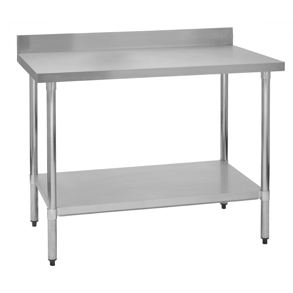 Fenix Sol Stainless Steel Commercial Kitchen Work Prep Table, 24