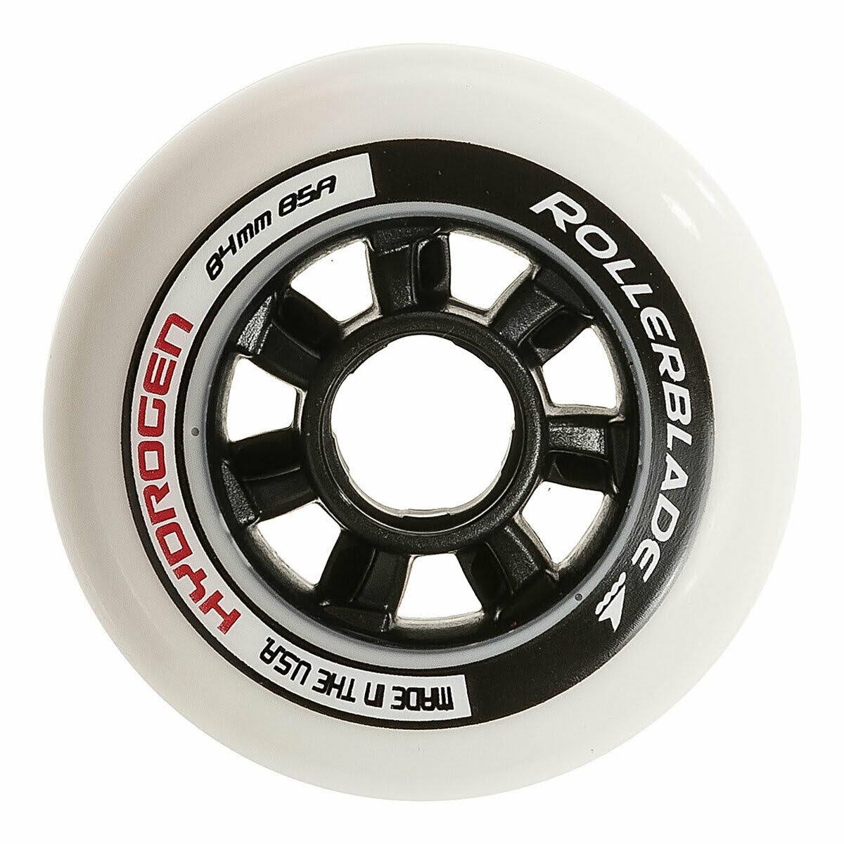 Rollerblade Hydrogen 84mm 85A Wheels, 8 Pack