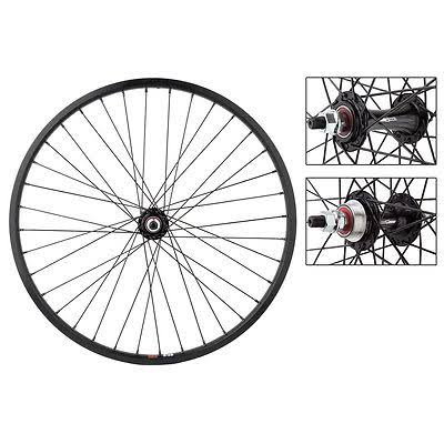 Wheel Master Front and Rear Bicycle Set, 36H, Bolt on - 20 x 1-1 8 - Black