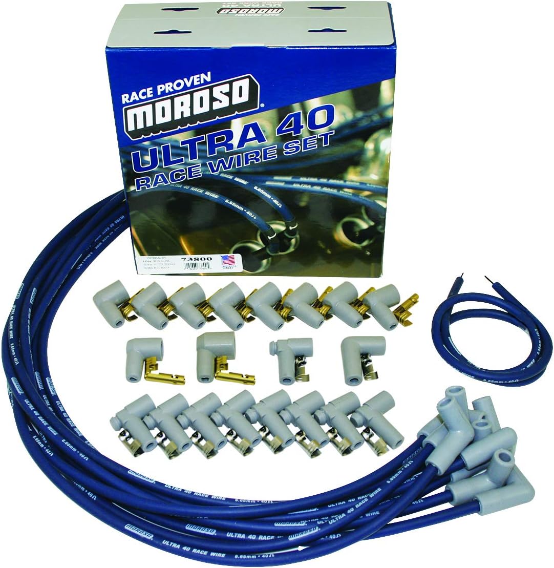 Moroso 73800 Ultra 40 Race Plug Wire Set