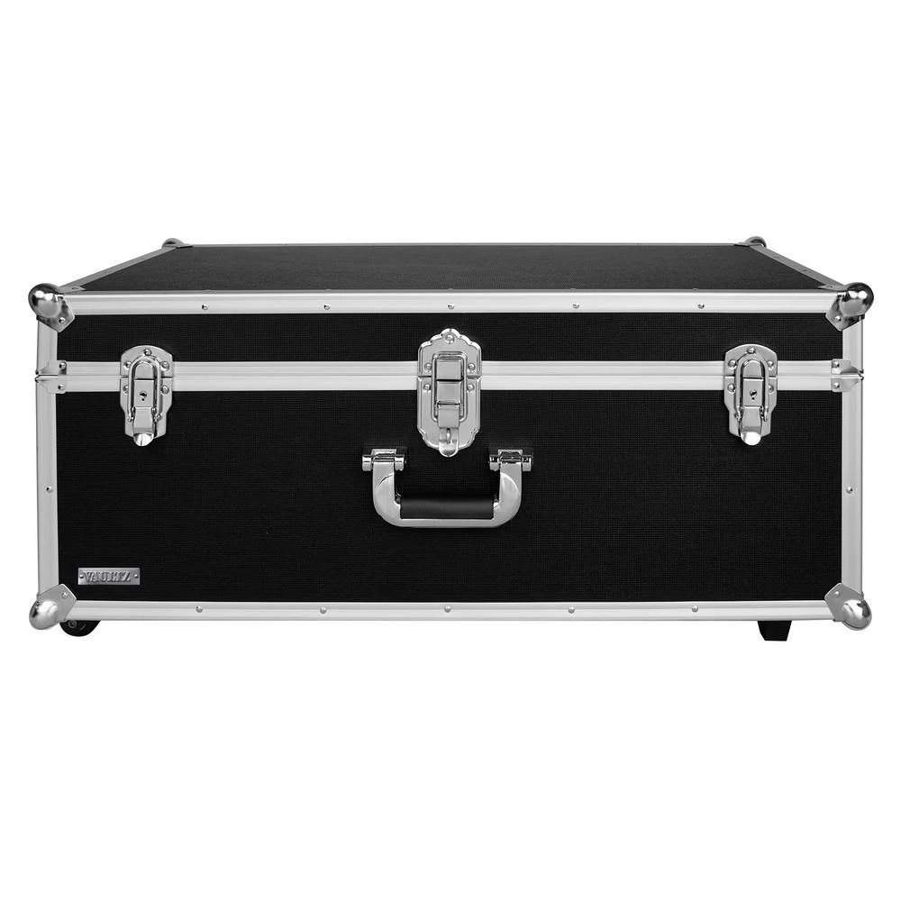 Vaultz 31 gal. Extra-Large Locking Storage Chest in Black