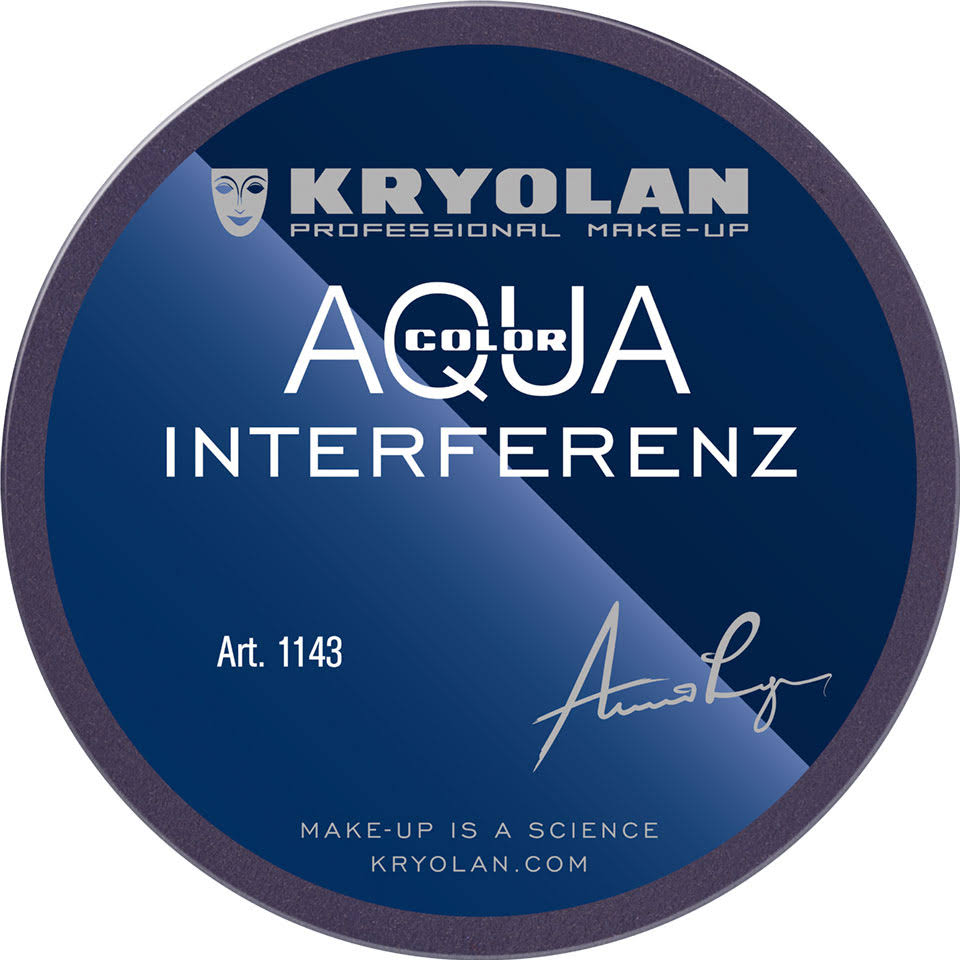 Kryolan Aquacolor Interferenz 55 ml - Black Lilac G
