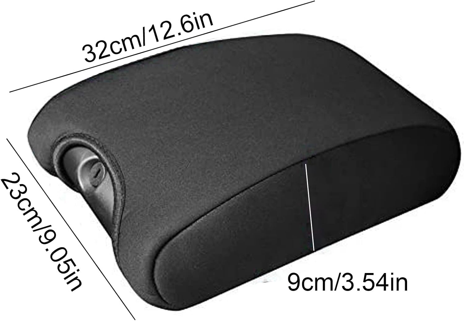 DEDC Center Console Cover Pad, Armrest Cover Cushion, Neoprene Center Console Armrest Pad Cover for Jeep Wrangler JK Sahara Sport Rubicon X & Unlimited 2011 2012 2013 2014 2015 2016 Black
