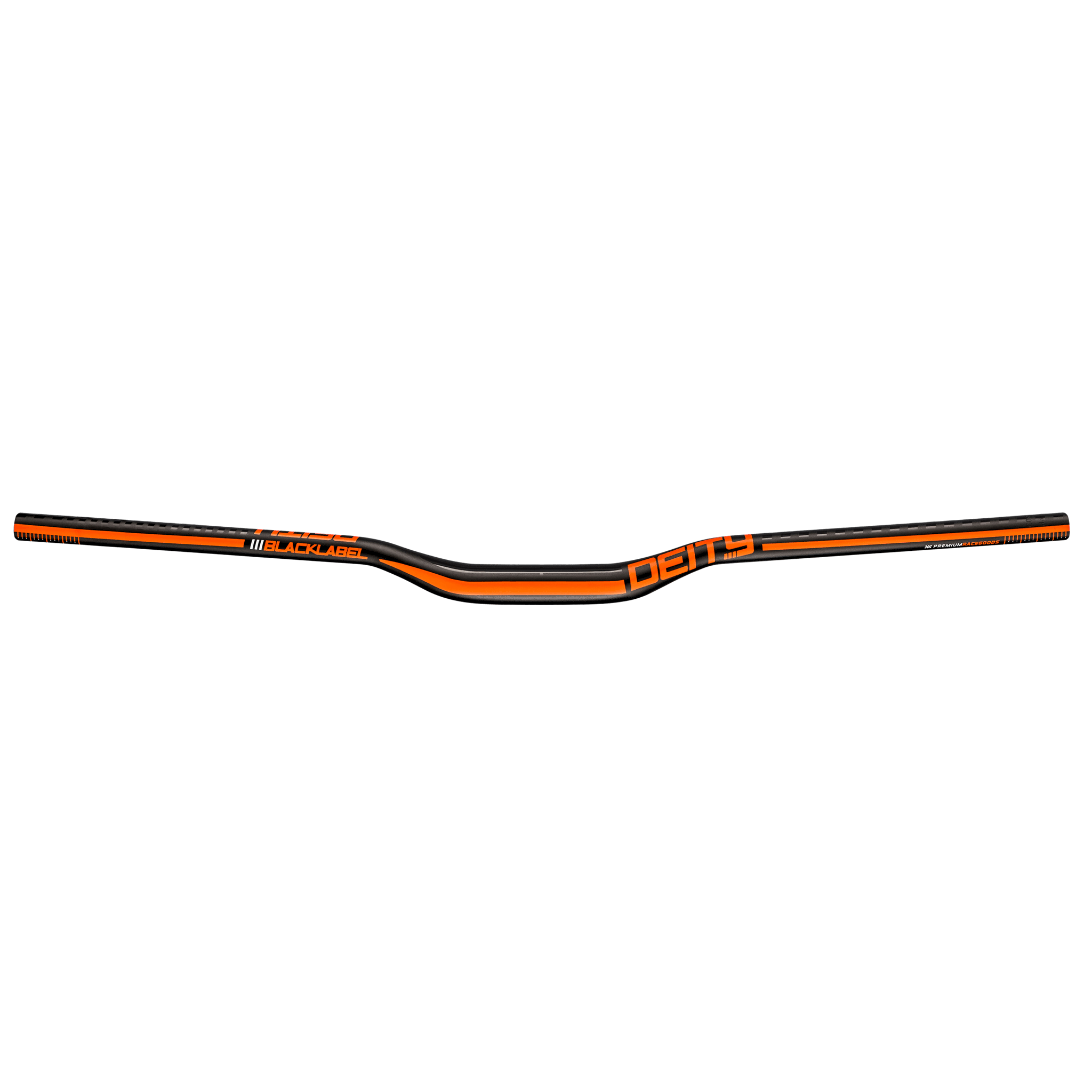 Deity Blacklabel 800 Riser Handlebar, Black/Orange | 1x22 (25mm)