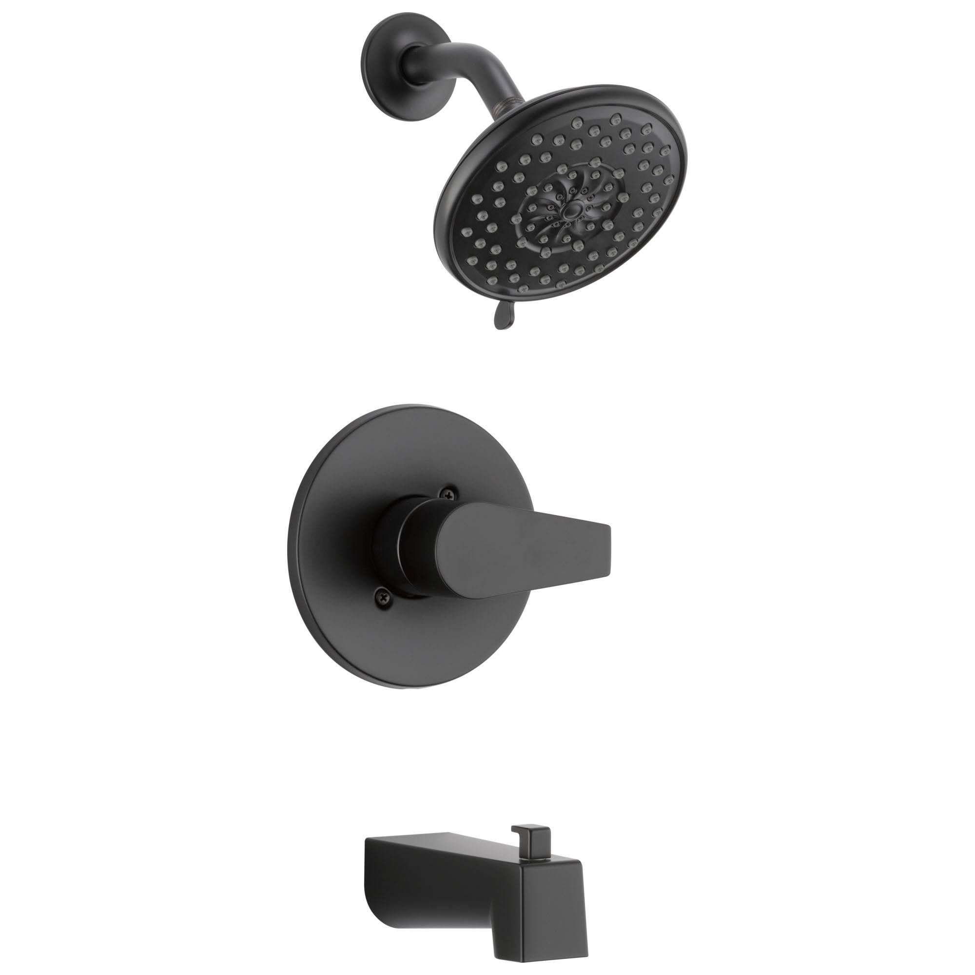 Peerless PTT14419-BL Tub and Shower Trim Kit in Matte Black