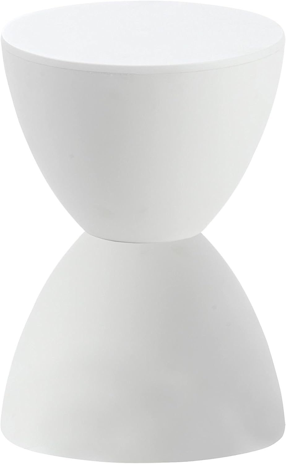 Euro Style Sallie Modern Stool, White Pack of 2