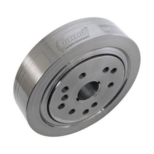 Small Block Chevy Summit Racing Supercharger Harmonic Dampers - Camaro, Firebird, Malibu, Chevelle, C10, El Camino, Suburban, Pi