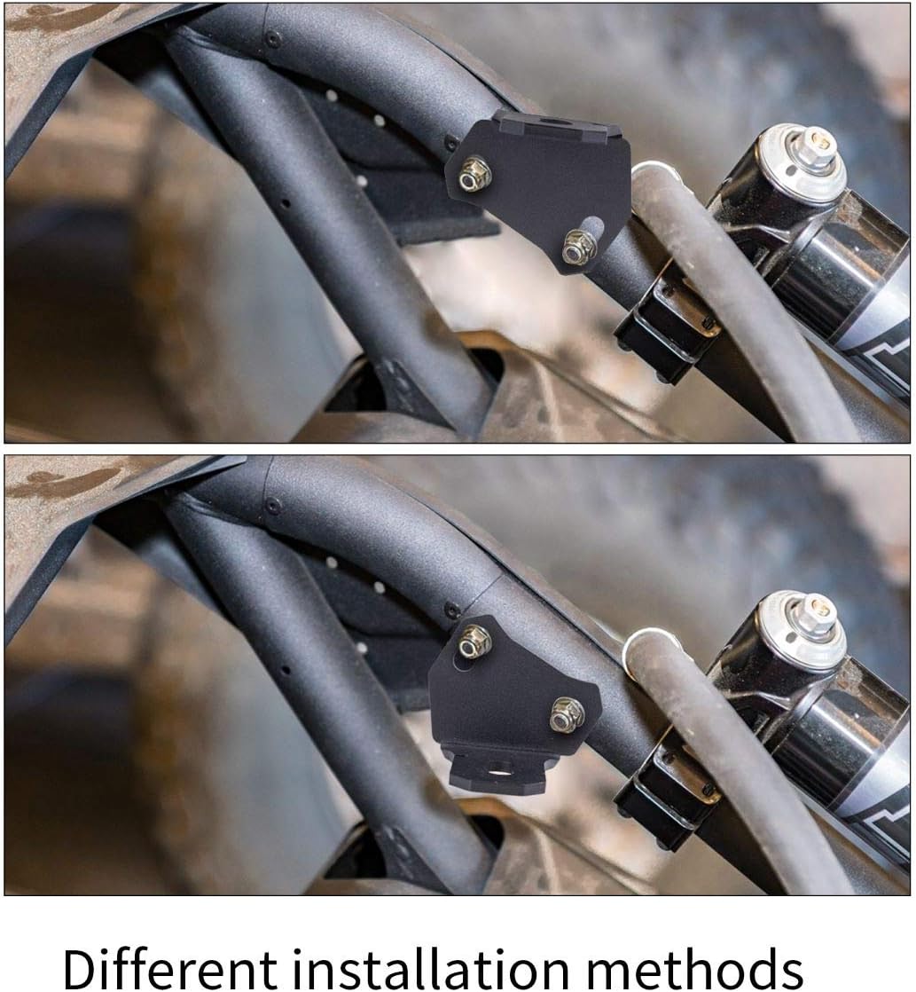 Lesiyou X3 Whip Light Flag Mount, UTV Flag Antenna Rear Pillar Mounting Brackets Adjustable for LED Whip Light Fits Can am Maverick X3 2017-2021, 2 Pack