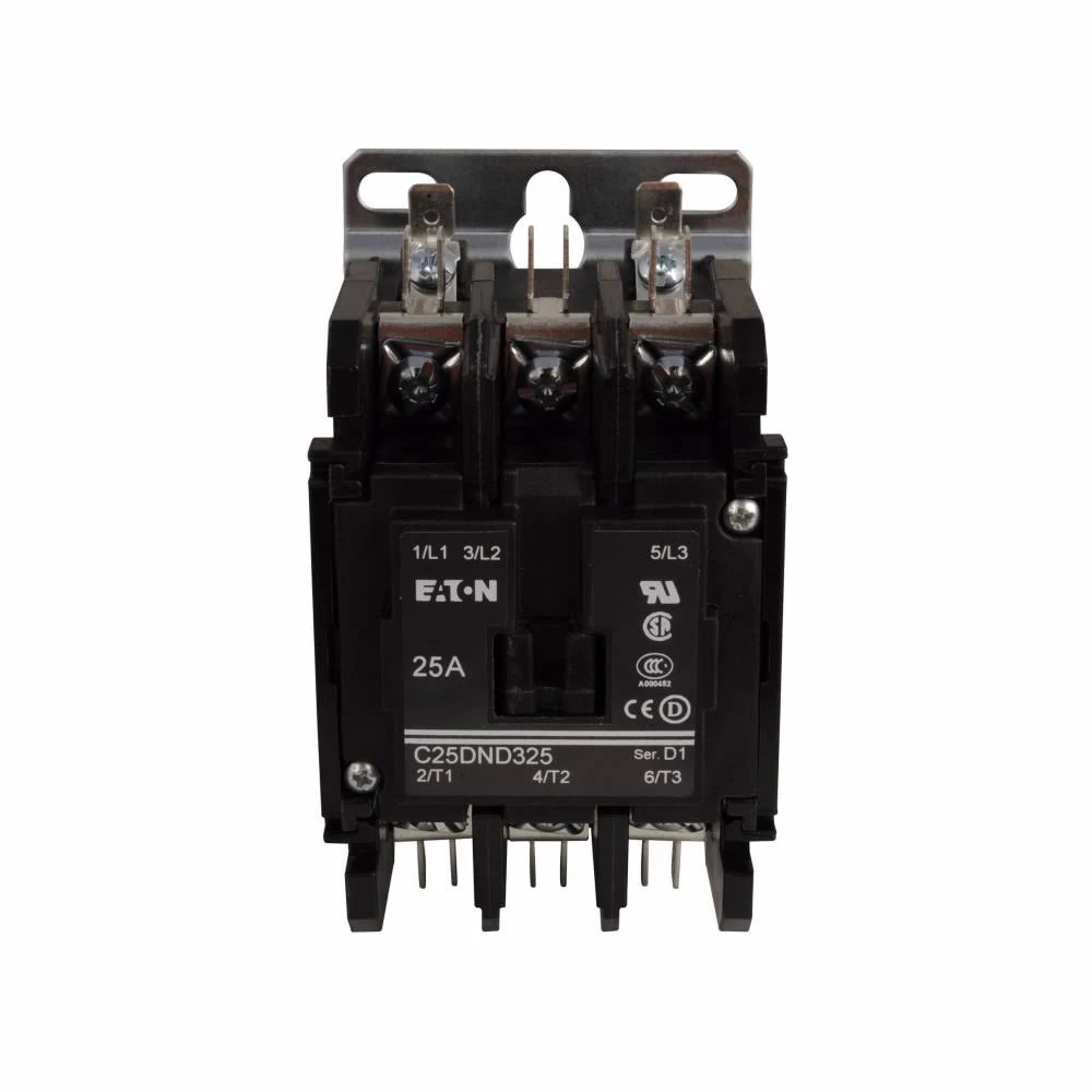 Eaton C25DND315A 15A, 3P, Definite Purpose Contactor