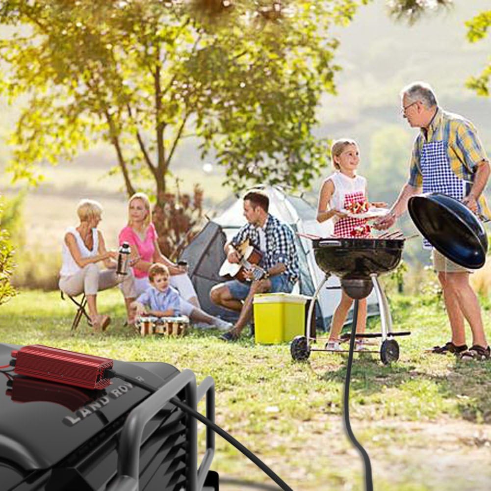 BESTEK Power Inverter 1000 Watt DC 12 Volt, Power Converter 1000w DC to AC Converter for Car