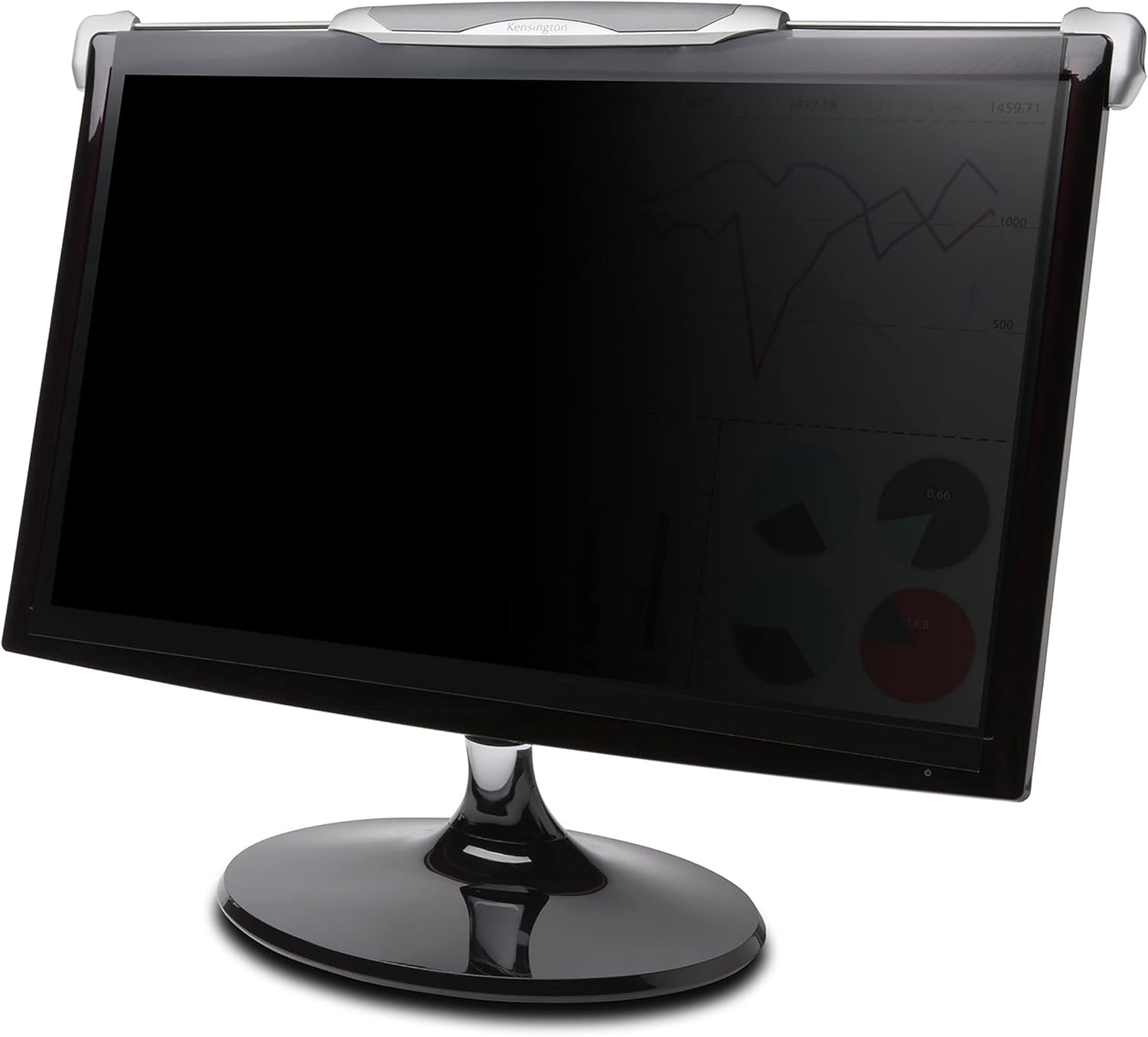 Kensington FS220 Snap2 Privacy Screen for 20-Inch to 22-Inch Widescreen 16:10 Monitors (K55779WW), Black