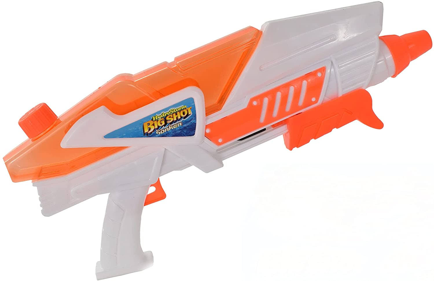 Hydrostorm Big Shot Soaker Water Pistol - 39cm Pump Action Triggered Water Gun - Assorted Colours