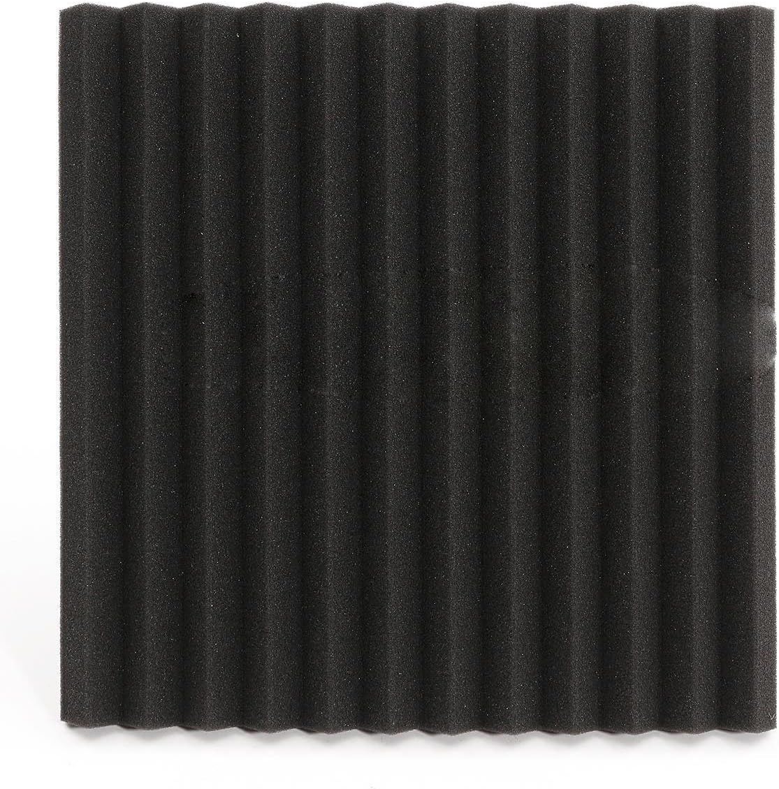 48 Pack BLACK RED Acoustic Foam Panel Wedge Studio Soundproofing Wall Tiles 12