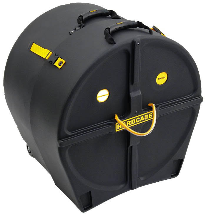 Hardcase 24 Inch Bass Drum Case Black