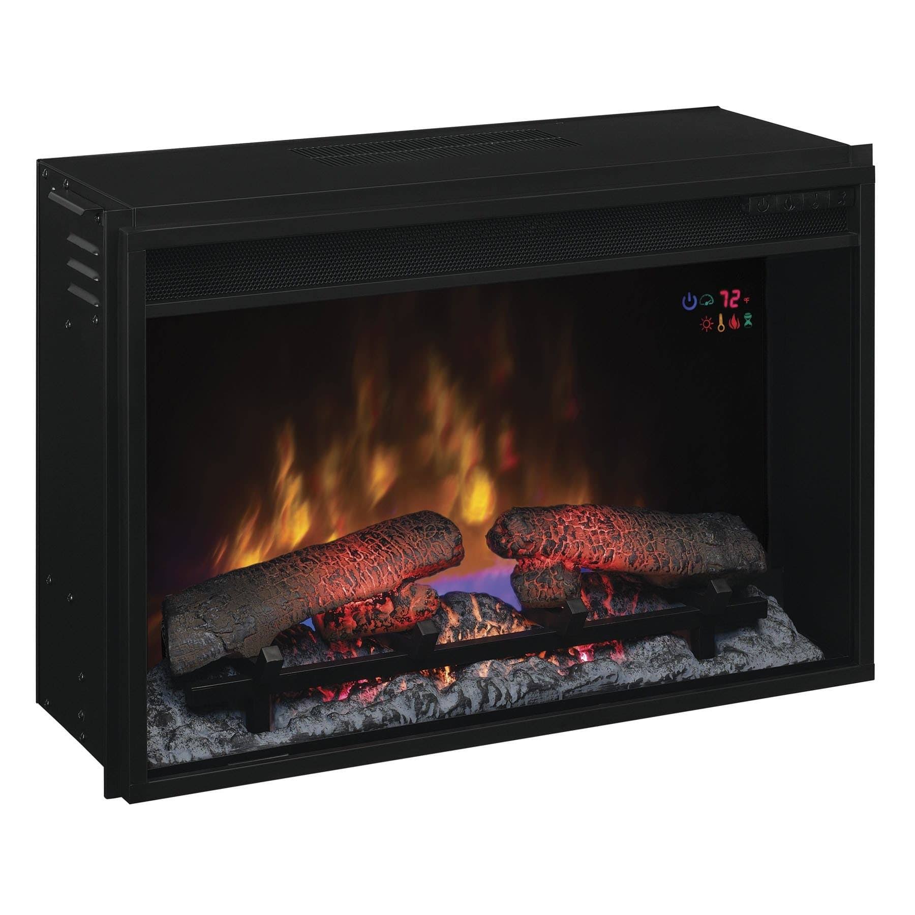 ClassicFlame 26EF031GRP 26x22 Electric Fireplace Insert with Safer Plug