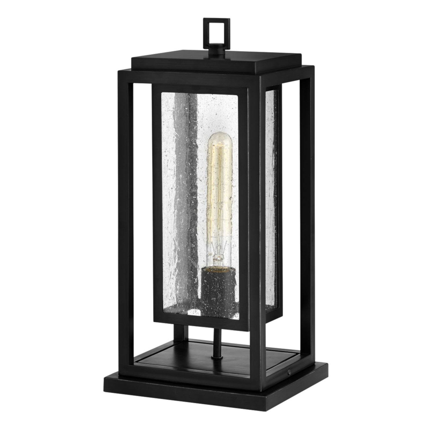 Hinkley Lighting-1007BK-Republic - 1 Light Outdoor Pier Mount Black