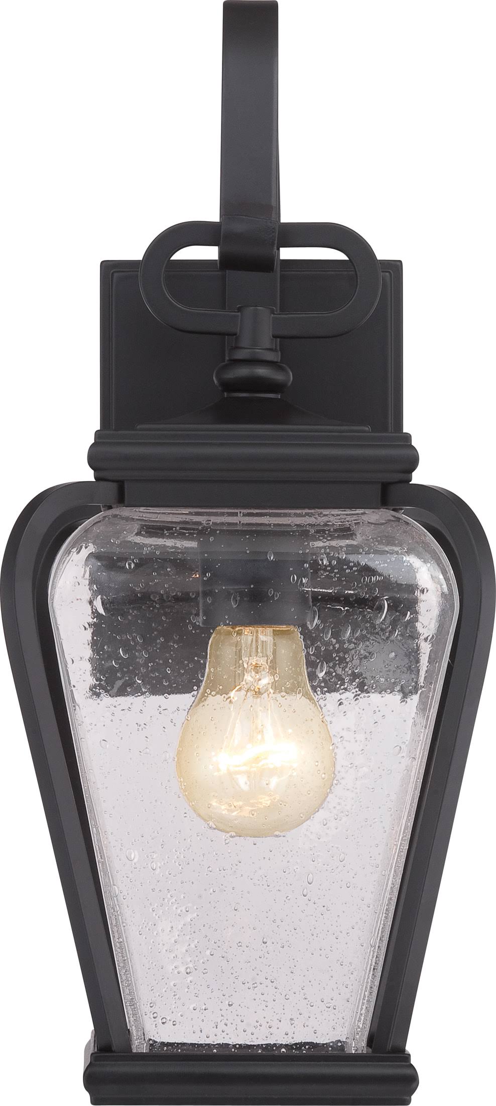 Quoizel Province PRV8406K Outdoor Wall Lantern, Black