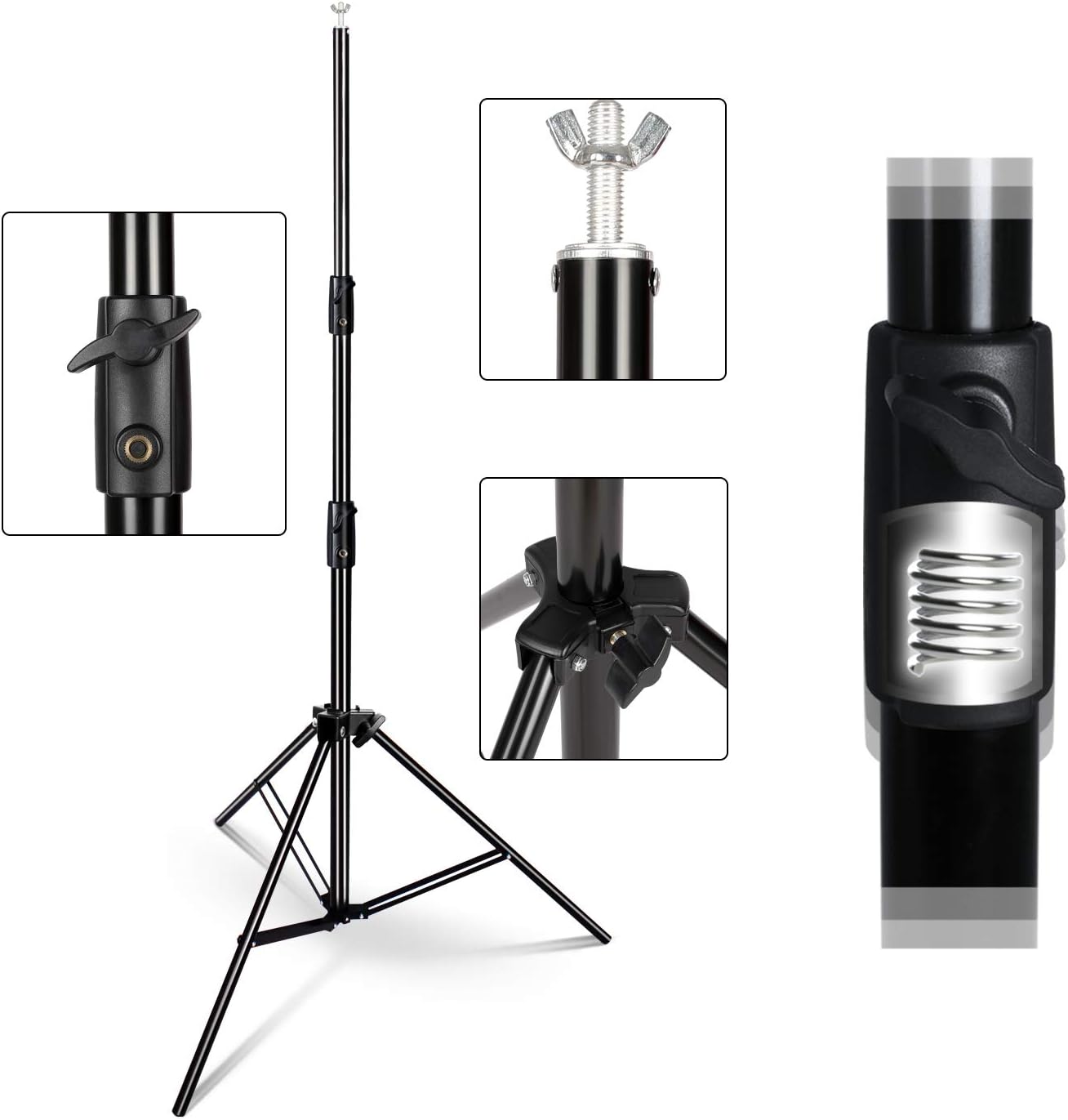 3x7M Heavy Duty Background Support Kit with Carrying Case Background Backing Support for Professional Photo Studios Pack of 2