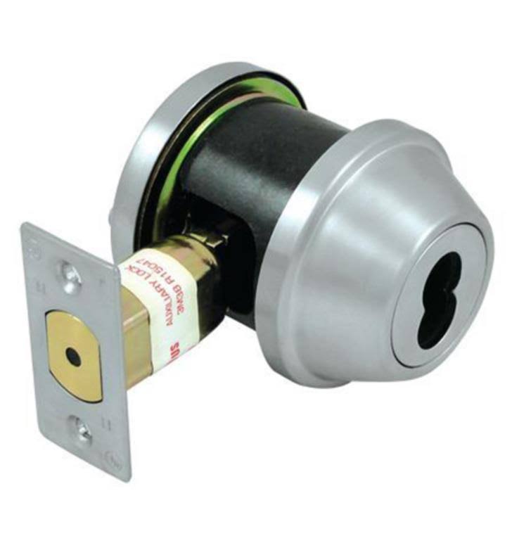 Deltana Grade 2 Commercial Single Deadbolt W IC Core u0026 2.75 in. Backset