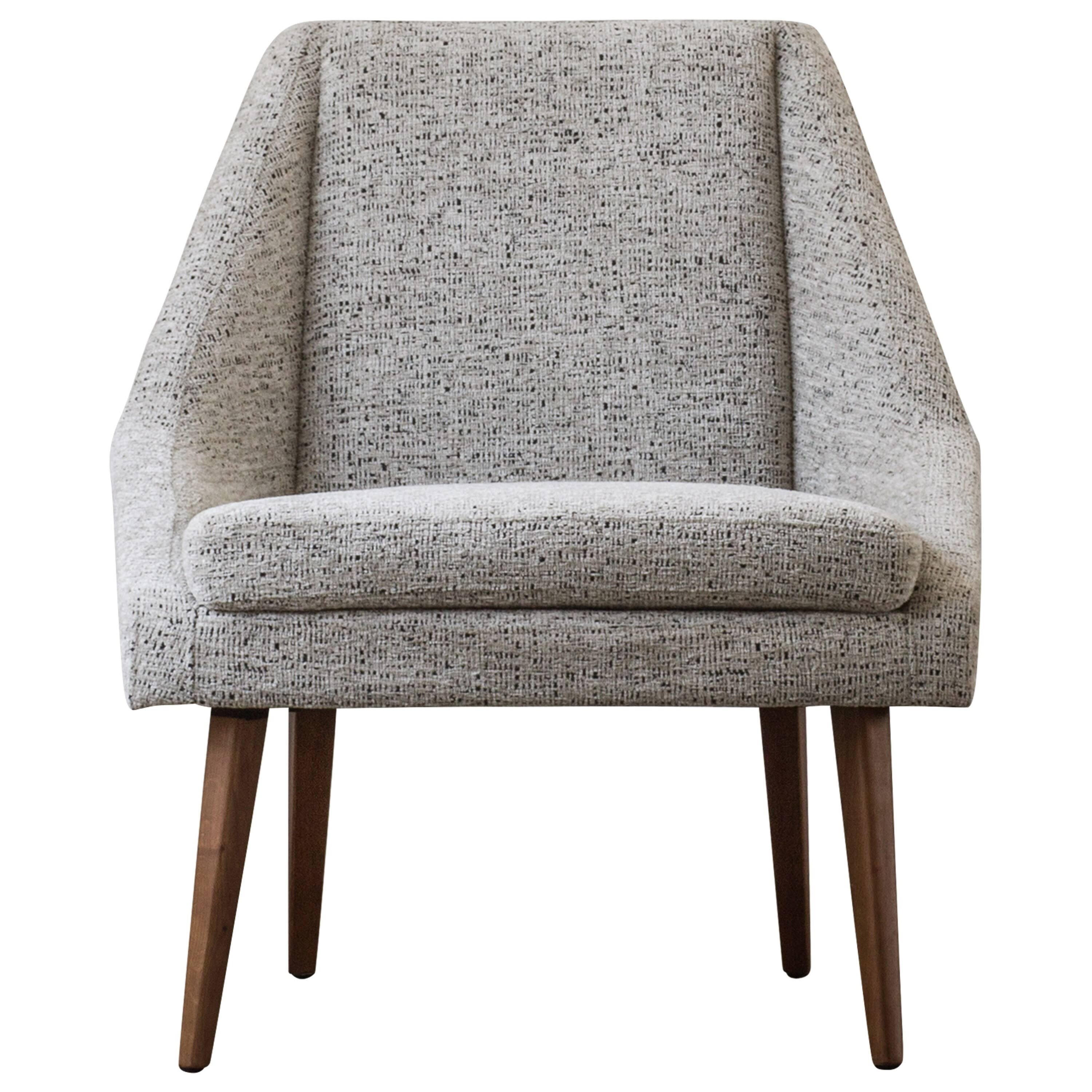 New Pacific Direct Enzo Fabric Accent Chair, Drizzle Gray